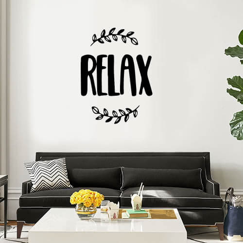 Relax Wall Art Decal