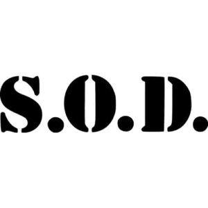 SOD Band Logo Decal Sticker