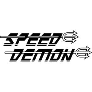 Speed Demon-A Decal Sticker