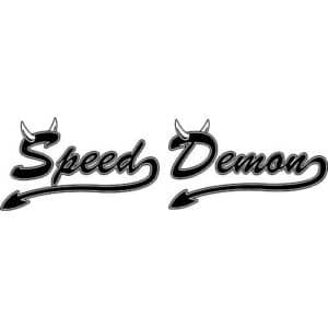 Speed Demon-B Decal Sticker