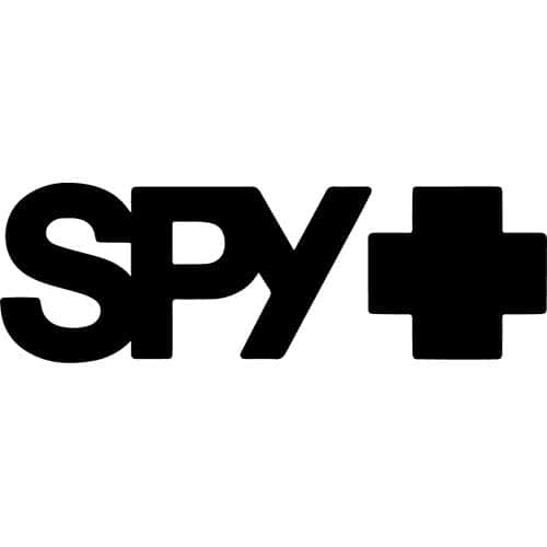Die cut black SPY optics logo sticker   6" more sizes available 