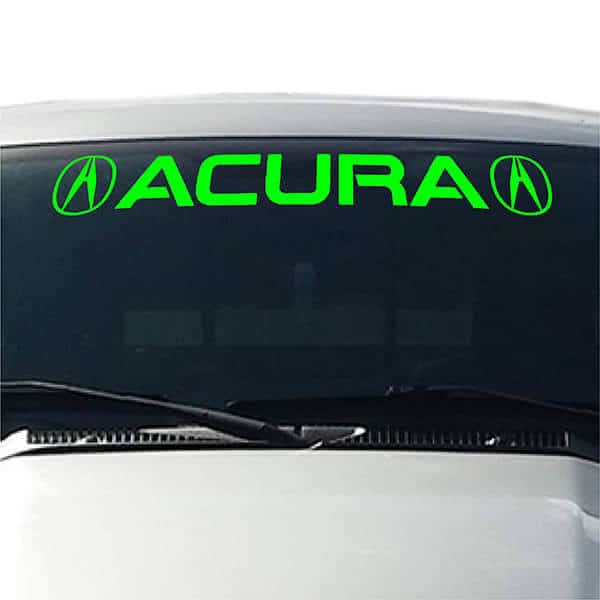 Acura-Windshield-Visor-Decal-Bright-Green