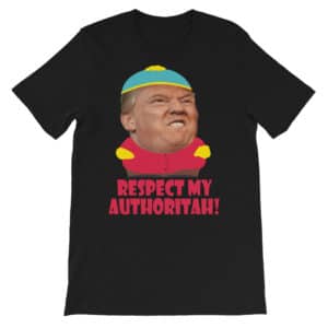 Respect My Authoritah Trump Cartman T-shirt Black