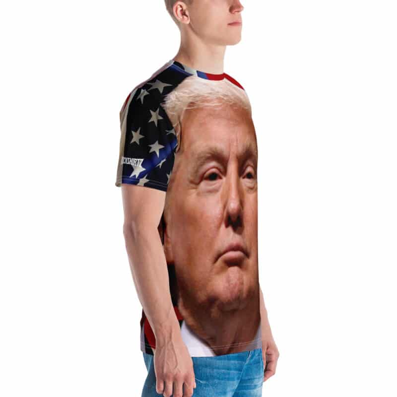 Donald Trump Face 3D Print T-shirt Right Side