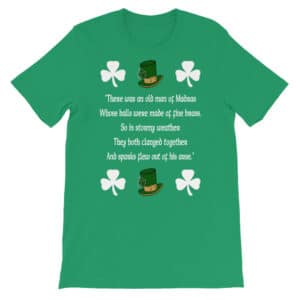 "Old Man Of Madras" Limerick T-shirt Saint Patrick's Day