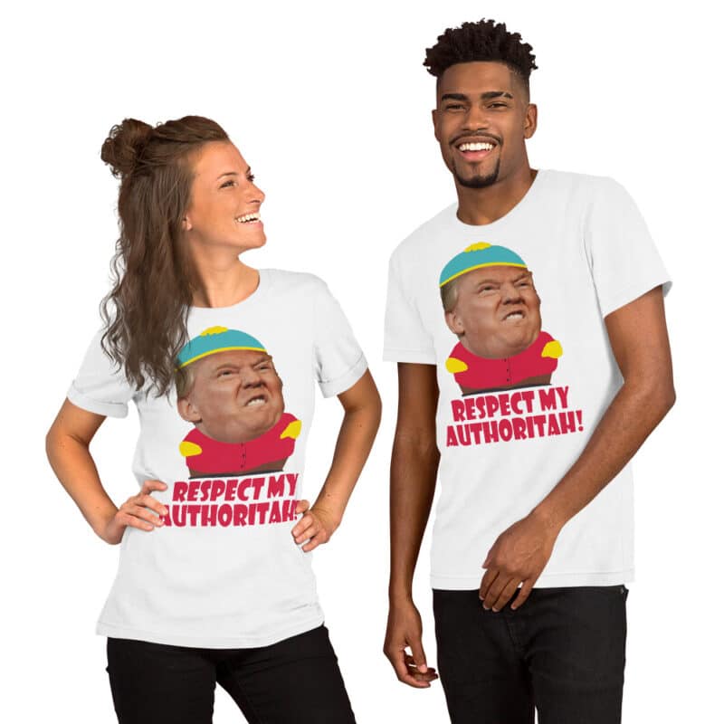 Respect My Authoritah Trump Cartman T-shirt Couple