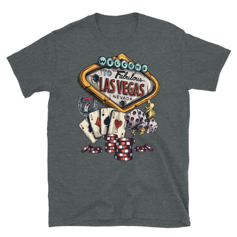 Welcome To Las Vegas T-shirt Dark Heather