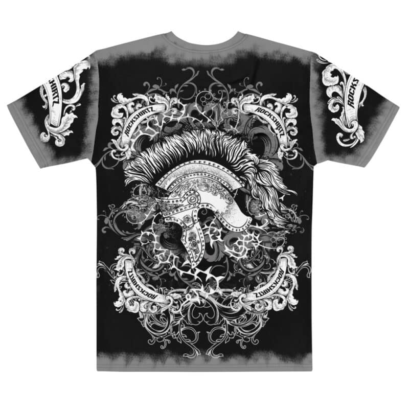 Roman Helmet All-Over Print T-shirt Back