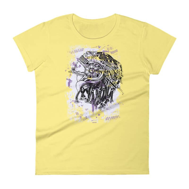 Steampunk Virtual Reality T-shirt - Yellow