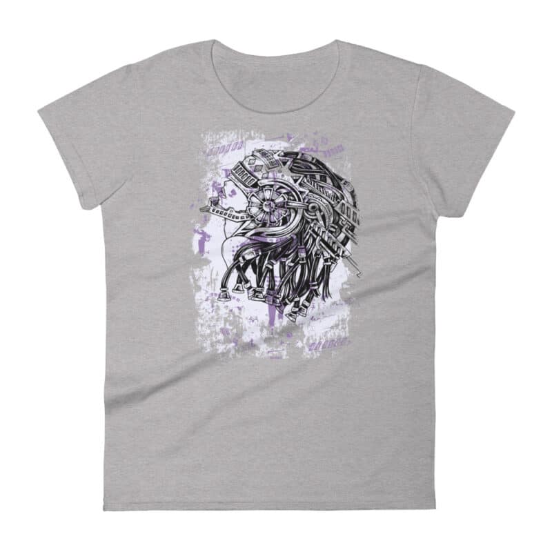 Steampunk Virtual Reality T-shirt - Heather Gray