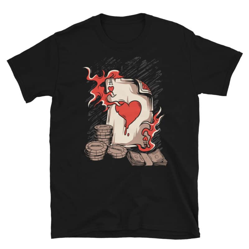Ace Of Hearts Poker T-shirt