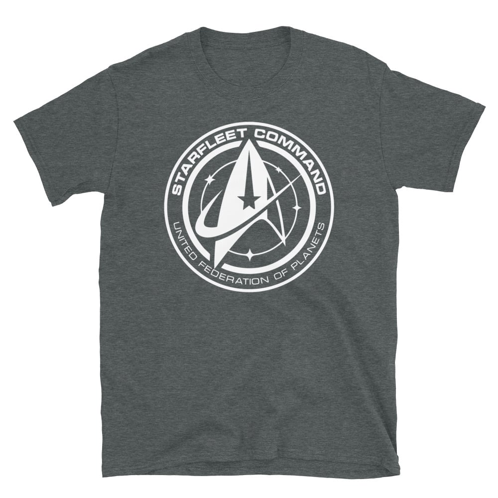 Star Trek Starfleet Command T-shirt Dark Heather
