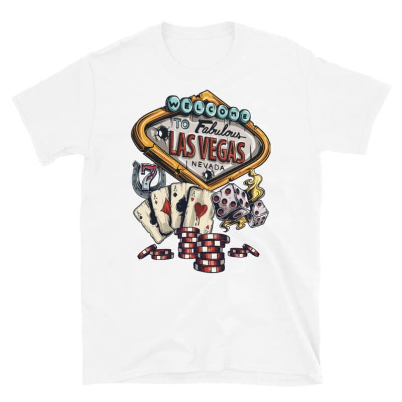 Welcome To Las Vegas T-shirt White