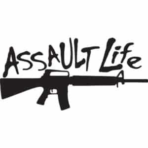Assault Life Gun Decal Sticker