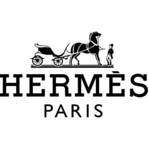 Hermes Logo Decal Sticker