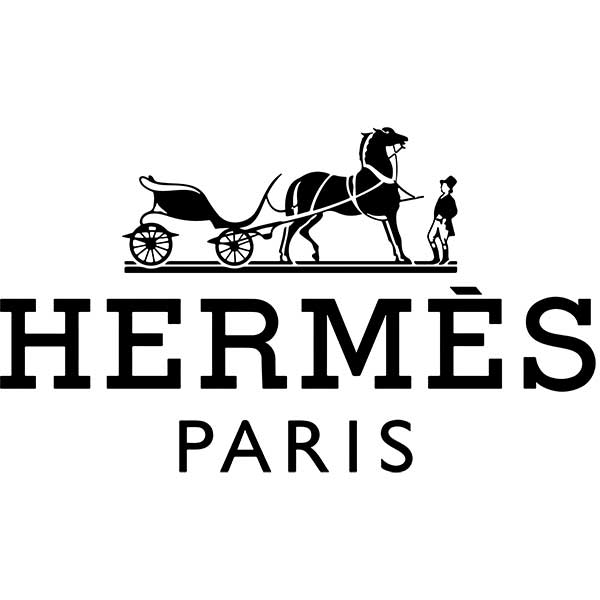 Hermes Logo Decal Sticker