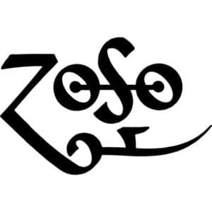 Led Zeppelin Zoso Decal Sticker