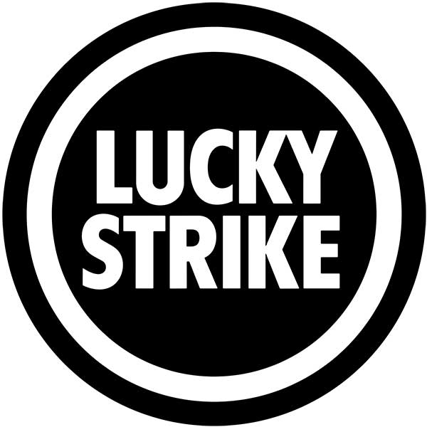 LUCKY STRIKE Sticker vinyle laminé 