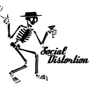 Social Distortion Decal Sticker