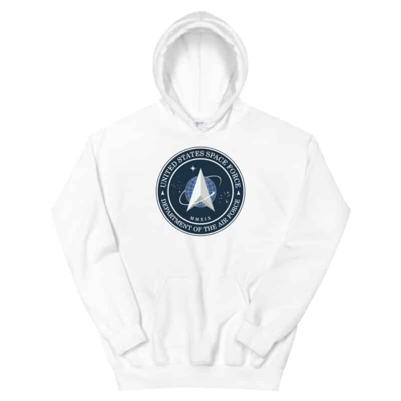 United States Space Force Hoodie White