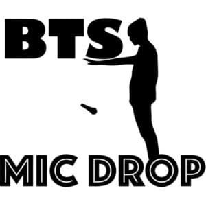 BTS Mic Drop Decal Stciker