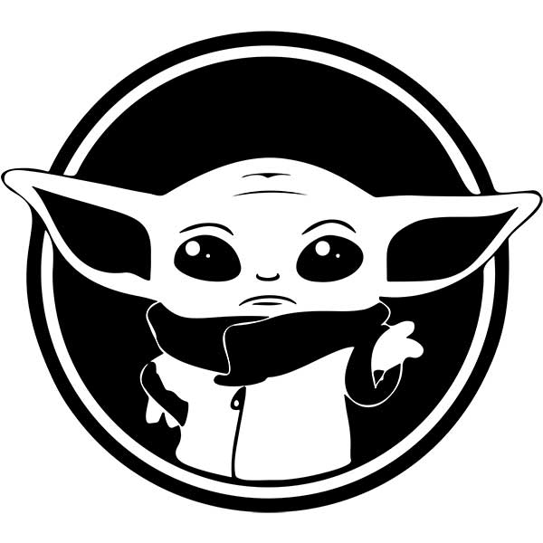 Baby Yoda Star Wars Decal Sticker