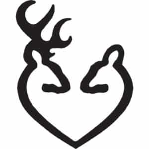 Browning Buck & Doe Decal Sticker