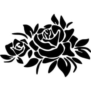 Decorative Flower Decal Sticker