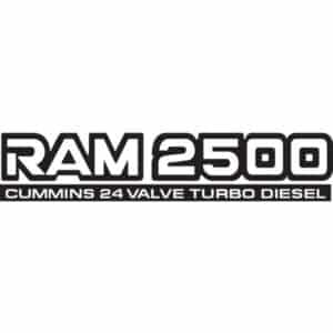 Dodge Ram 2500 Decal Sticker