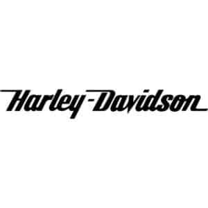 Harley Davidson Text Decal Sticker