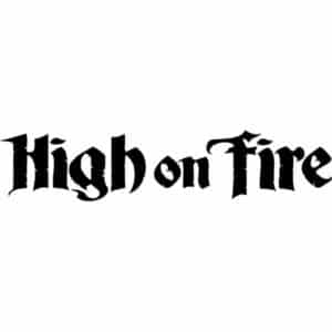 High On Fire Band Logo Decal Sticker