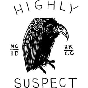 Highly Suspect Band Decal Sticker