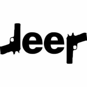 Jeep Guns Decal Sticker