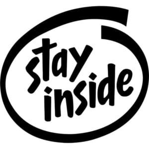 Stay Inside Coronavirus Decal Sticker