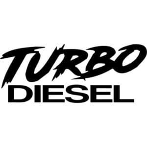 Turbo Diesel Decal Sticker