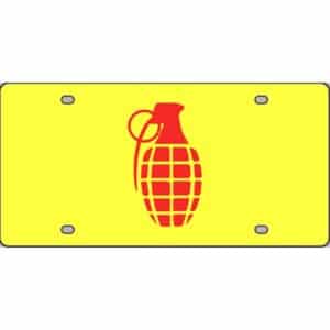 Grenade-License-Plate