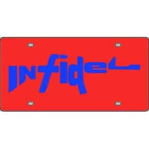 Infidel-Gun-License-Plate