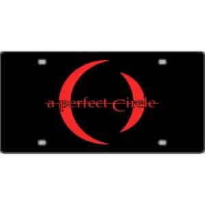 A-Perfect-Circle-Band-License-Plate