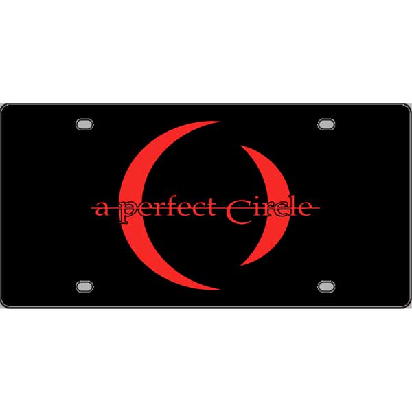 A-Perfect-Circle-Band-License-Plate