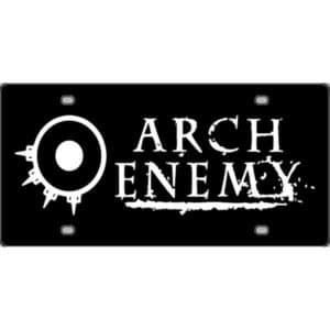 Arch-Enemy-Band-Logo-License-Plate