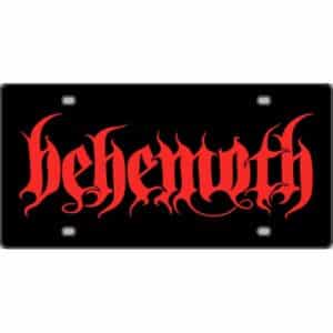 Behemoth-License-Plate