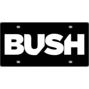 Bush-Band-Logo-License-Plate