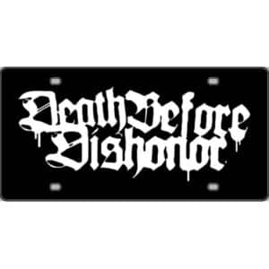 Death-Before-Dishonor-License-Plate