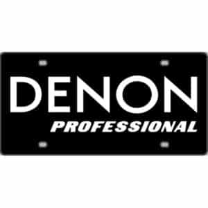 Denon-Professional-License-Plate