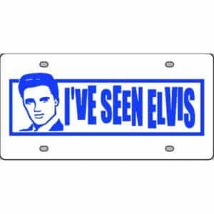 I've-Seen-Elvis-License-Plate