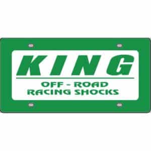 King-Off-Road-Racing-Shocks-License-Plate