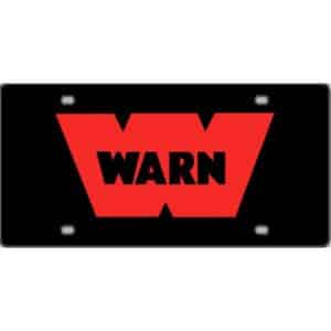 Warn-Winch-License-Plate