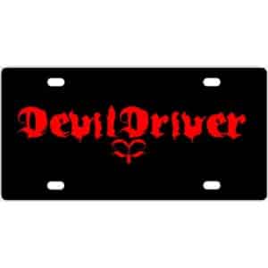 Devildriver Band Logo License Plate
