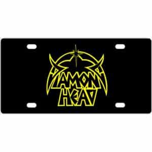 Diamond Head Band Logo License Plate