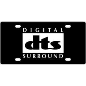 Digital DTS Surround License Plate